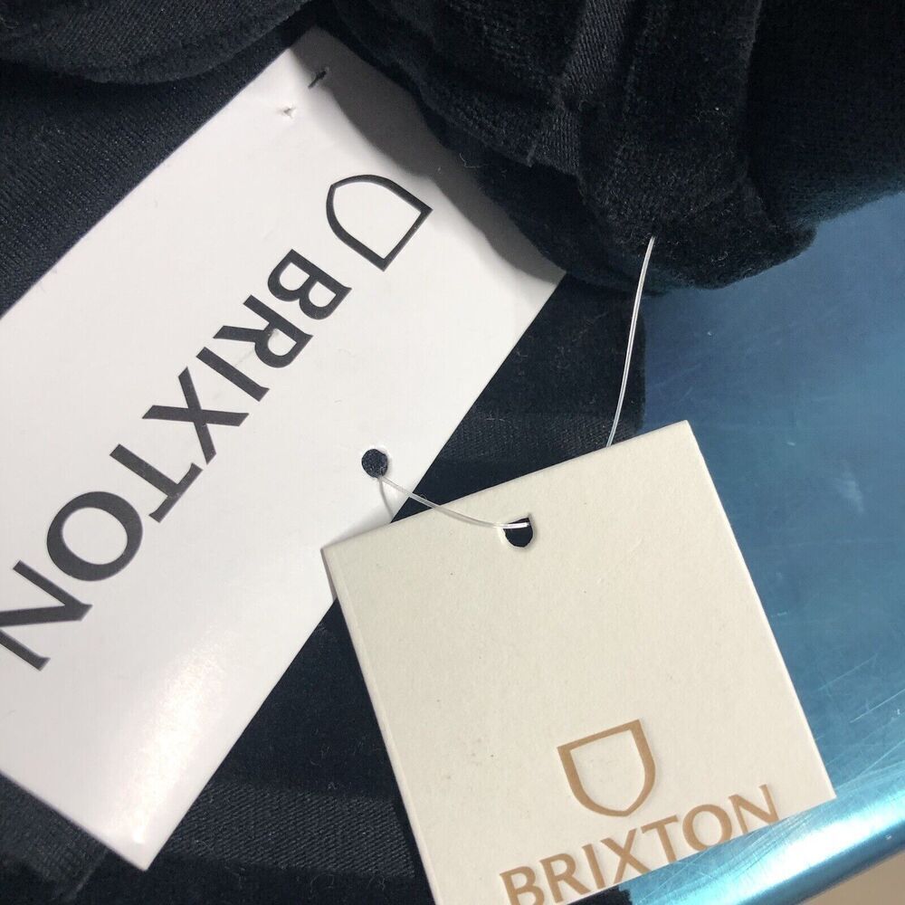 Brixton Columbia Pant Womens Size S Black Pull On Athleisure Ribbed Lounger New — image 8 of 8